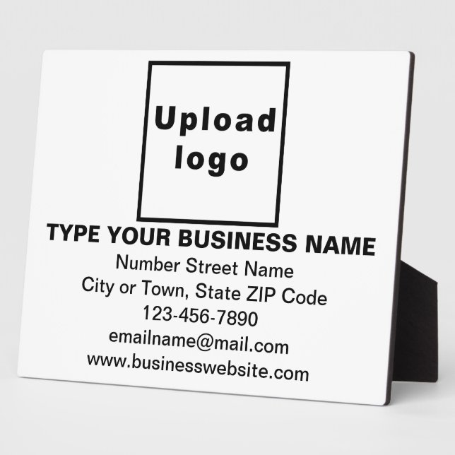 Información comercial sobre la placa de rectángulo (Lado)