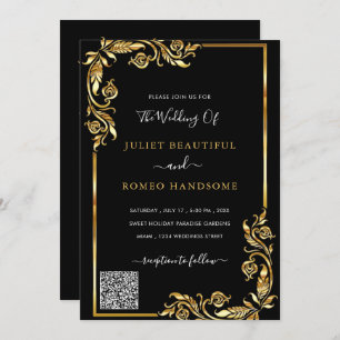 Información de código QR Invitación a la boda mode