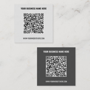 Información de código QR Su tarjeta de presentació