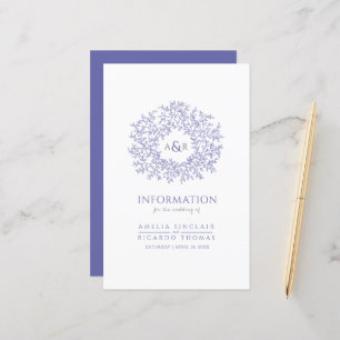 Información de invitado del círculo de las hojas b