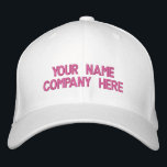 Información de nombre de texto con gorro de béisbo<br><div class="desc">Gorra Promocional Fácil Personalizada - Añade Tu Texto - Nombre - Compañía / Número / Carta / Eslogan - Etiquetado / o Sitio Web , Teléfono , Correo Electrónico , Manejo de Medios Sociales , Dirección , Logo - Foto / más - Elige Tu Color / Tamaño / Fuente -...</div>