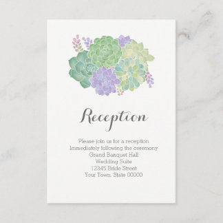 Información de Recepción de Boda Elegante con Ramo