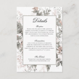 Información sobre la invitación a la boda