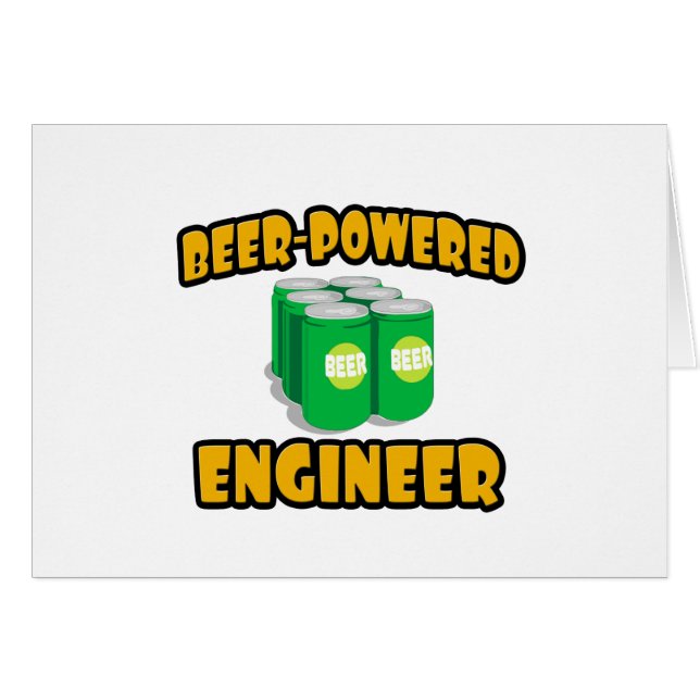 Ingeniero alimentado por cerveza (Anverso (Horizontal))