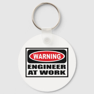 INGENIERO amonestador EN el llavero del TRABAJO
