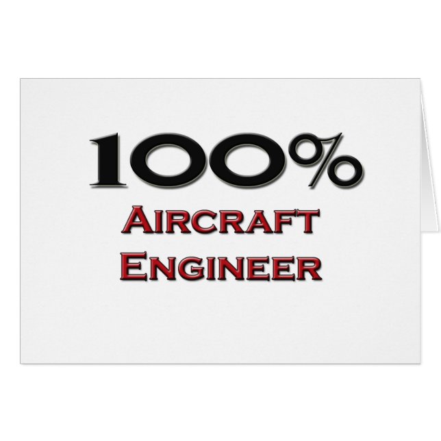 Ingeniero de 100 aviones del por ciento (Anverso (Horizontal))