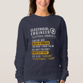 Ingeniero eléctrico [sustantivo] Sudadera