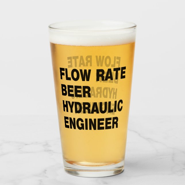 Ingeniero Hidráulico Cerveza (Reverso (lleno))