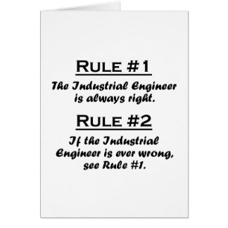Ingeniero industrial de la regla