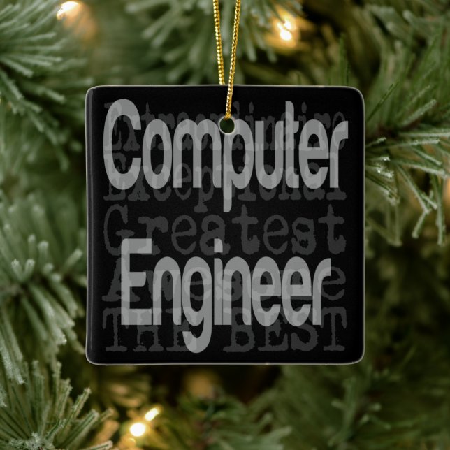 Ingeniero Informático Extraordinario Ornamento Cer (Árbol)