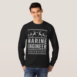 Ingeniero marino Navidades feos suéter