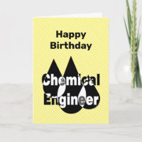 Ingeniero Químico Deja Tarjeta de Cumpleaños