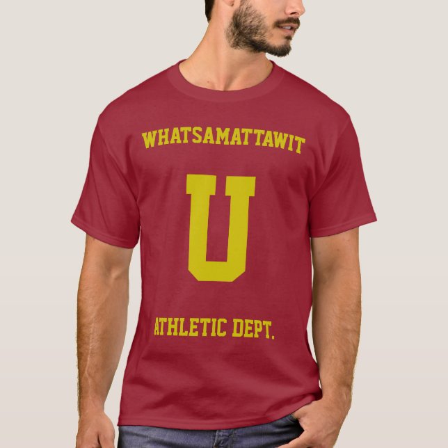 Ingenio del matta de Whatsa usted camisa atlética (Anverso)