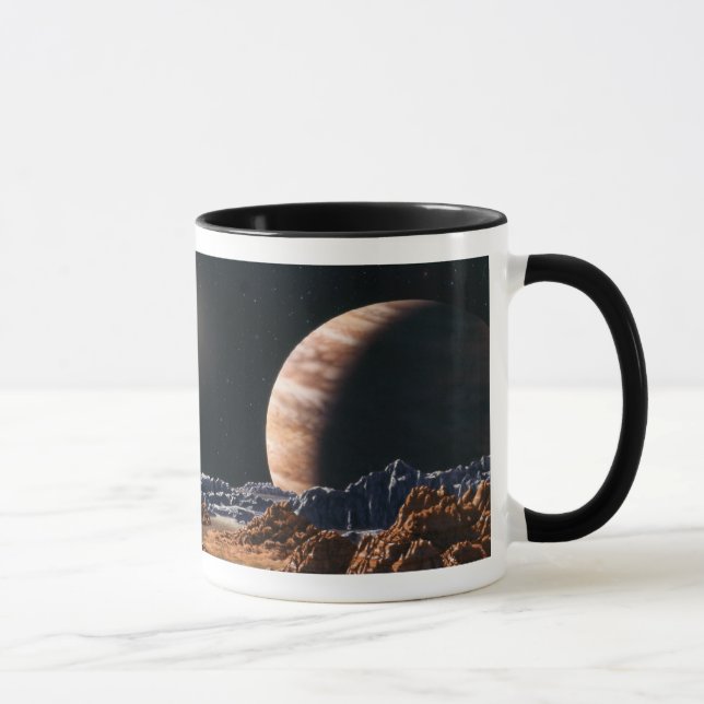 Ingestión del planeta en la taza del sistema (Derecha)
