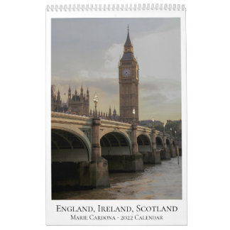 Inglaterra, Irlanda y Escocia - Calendario 2022