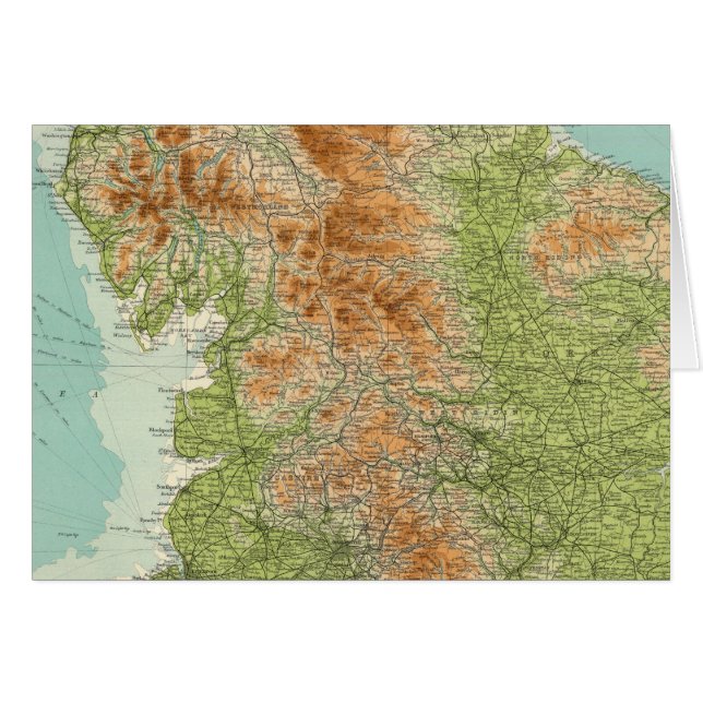 Inglaterra y Gales, sección septentrional (Anverso (Horizontal))