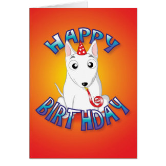 inglés bull terrier - hat&whistle - birthda feliz