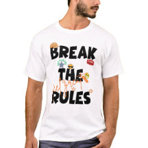 Inglés: Rompe Las Reglas - Camiseta Gráfica de Str