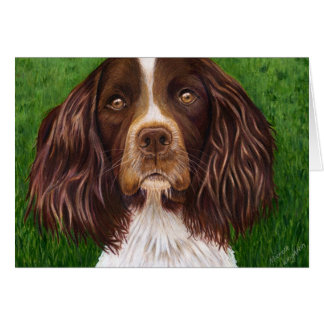 Inglés Springer Spaniel Dog Art - Major