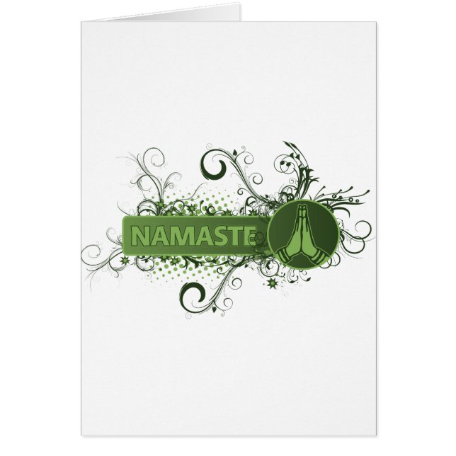 Inglés verde de Namaste (Frente)