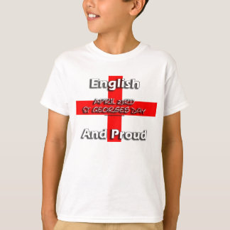 Inglés y orgulloso - camiseta de los niños