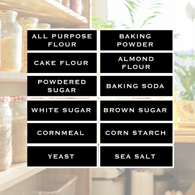 Ingredientes de hormigón blancos y negros Pegatina (Subido por el creador)