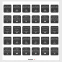 Ingredientes de productos de belleza Pegatina de 2