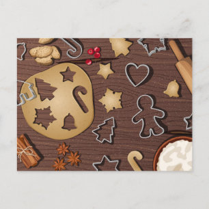 Ingredientes para hornear galletas de Navidad desd