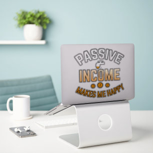 Ingresos pasivos sí por favor Pegatina Vinyl
