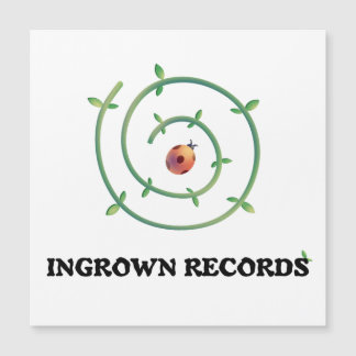 Ingrown Records Ladybug Spiral Tarjeta Magnética G