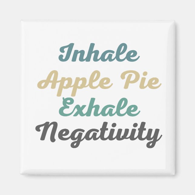Inhalar imanes de negatividad de la caña de Apple (Frente)