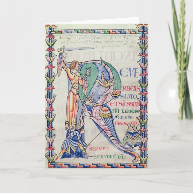 Inicial 'R de Historiated (Anverso)