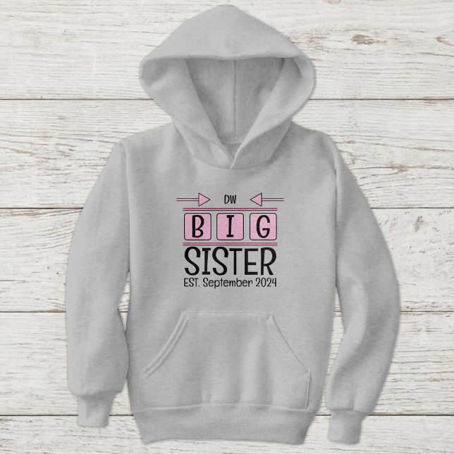 Iniciales de hermana mayor año mes rosa (Subido por el creador)