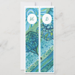 Iniciales de monograma Dos marcadores singulares