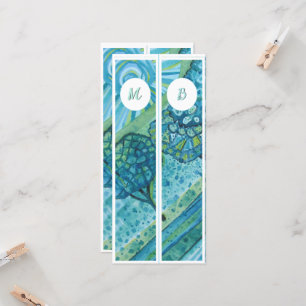 Iniciales de monograma Dos marcadores singulares