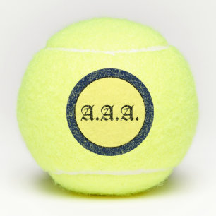 INICIALES DE PERSONALIZABLE DE bolas de tenis