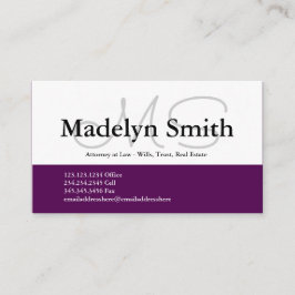 Iniciales de Pluma Negrita Modernas - Tarjeta de N