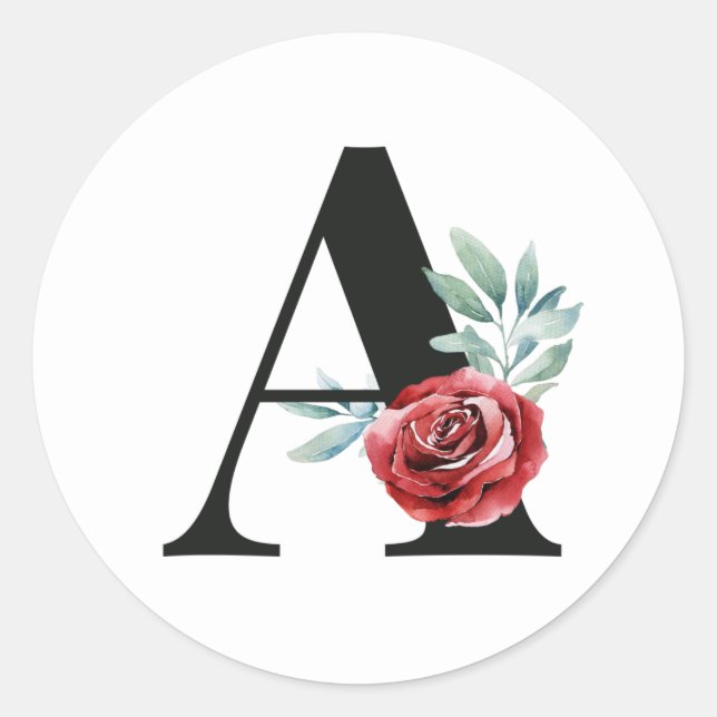 Iniciales de vacaciones de invierno letra pegatina (Anverso)