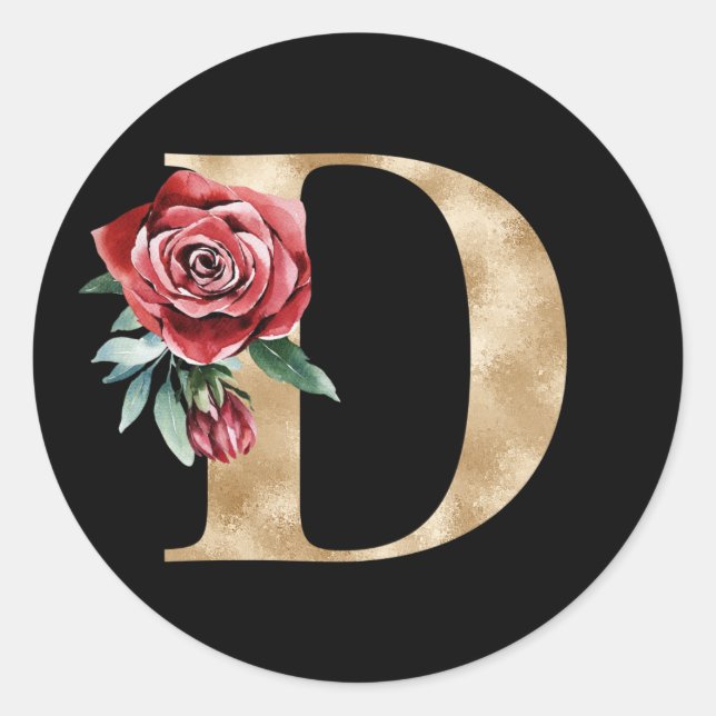 Iniciales de vacaciones de invierno letra pegatina (Anverso)