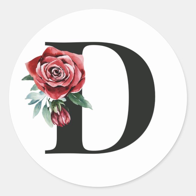 Iniciales de vacaciones de invierno letra pegatina (Anverso)