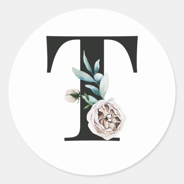 iniciales de vacaciones de invierno pegatina letra (Anverso)