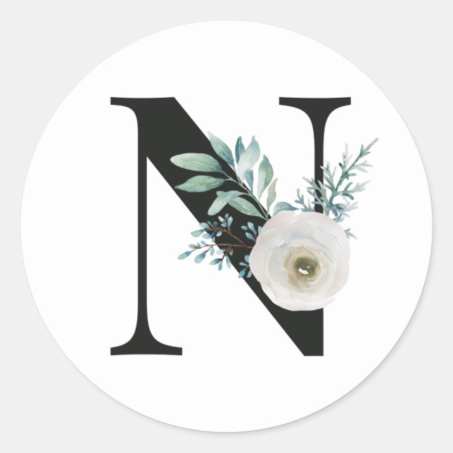 iniciales de vacaciones de invierno pegatina letra (Anverso)