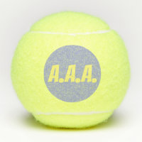 Iniciales del PERSONALIZABLE de la pelota de tenis