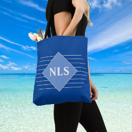 Iniciales personales de la bolsa de regalo del des