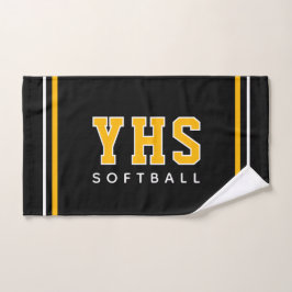 Iníciales Personalizadas de la Escuela de Sóftbol,