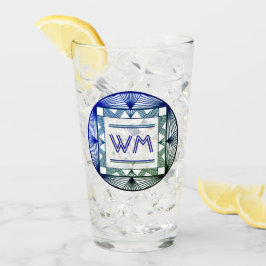 Iniciales personalizados Elegante Moda Verde Manly