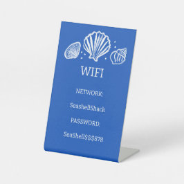 Inicio de sesión WIFI Señal de conchas de playa Al
