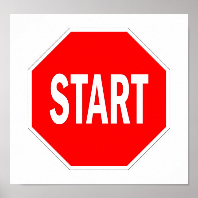 inicio del símbolo de señal de tráfico (Frente)