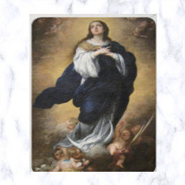Inmaculada concepción y tarjeta de oración de Cher