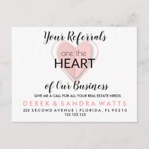 inmobiliaria Anuncio del Día de San Valentín Feliz